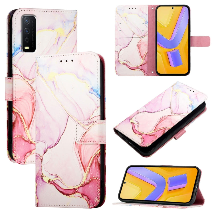 PT003 Marble Pattern Flip Leather Phone Case, For vivo Y70s, For vivo Y50 5G, For vivo Y30 4G Global, For vivo Y19 / U3 / Y5s / Z5i / U20