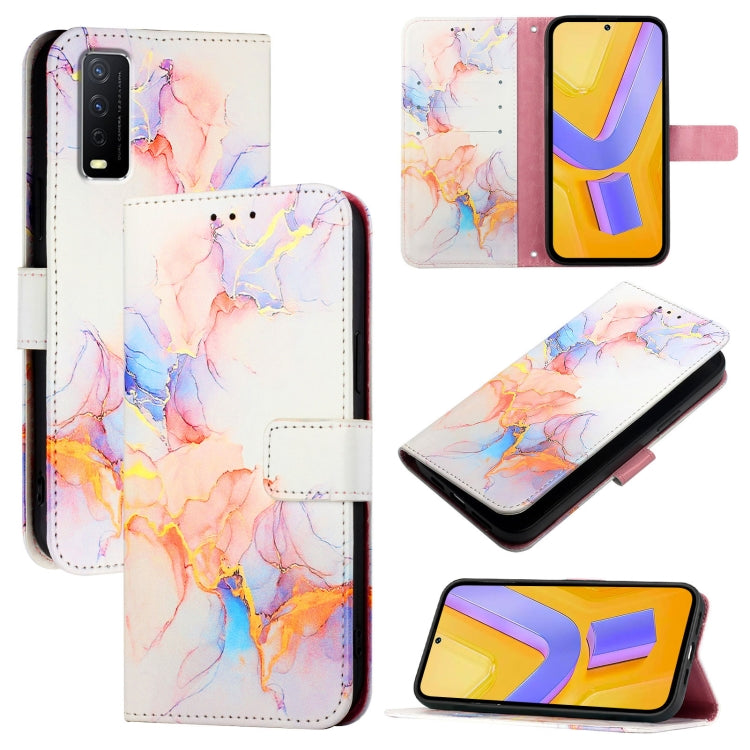 PT003 Marble Pattern Flip Leather Phone Case, For vivo Y70s, For vivo Y50 5G, For vivo Y30 4G Global, For vivo Y19 / U3 / Y5s / Z5i / U20