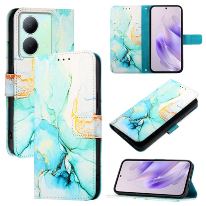 PT003 Marble Pattern Flip Leather Phone Case, For vivo Y36 5G Global / Y36 4G Global&amp;India, For vivo Y27 5G / Y27s 4G Global, For vivo V29 5G Global / V29 Pro, For vivoy Y17s 4G Global / Y17s 5G India
