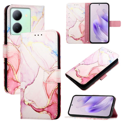 PT003 Marble Pattern Flip Leather Phone Case, For vivo Y36 5G Global / Y36 4G Global&amp;India, For vivo Y27 5G / Y27s 4G Global, For vivo V29 5G Global / V29 Pro, For vivoy Y17s 4G Global / Y17s 5G India