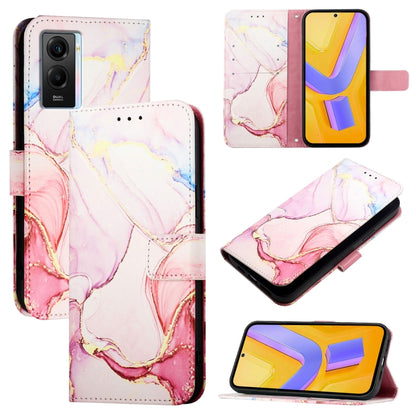 PT003 Marble Pattern Flip Leather Phone Case, For vivo Y55s 5G 2023 / Y55 5G / Y75 5G, For vivo T1 5G / iQOO U5e / Y30 5G / Y33e 5G, For vivo Y33s 4G Global / Y21 2021 / Y21s, For vivo Y76 5G