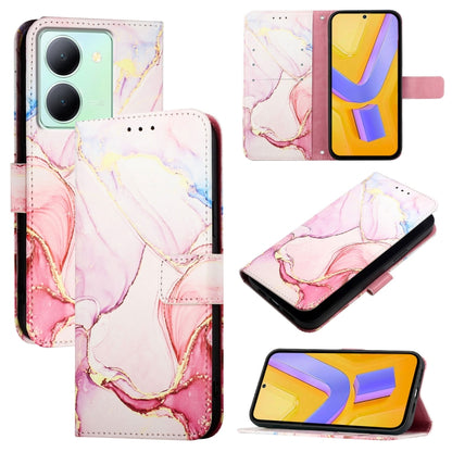 PT003 Marble Pattern Flip Leather Phone Case, For vivo Y02A / Y02 / Y11 2023 / Y02t, For vivo Y78+ / Y78 5G Global / V29 Lite, For vivo Y56 5G / Y16 4G / Y02s 4G, For vivo Y100 5G Global
