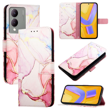PT003 Marble Pattern Flip Leather Phone Case, For vivo Y36 5G Global / Y36 4G Global&amp;India, For vivo Y27 5G / Y27s 4G Global, For vivo V29 5G Global / V29 Pro, For vivoy Y17s 4G Global / Y17s 5G India