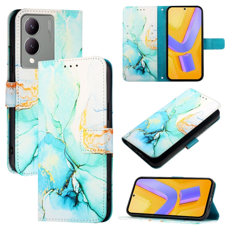 PT003 Marble Pattern Flip Leather Phone Case, For vivo Y36 5G Global / Y36 4G Global&amp;India, For vivo Y27 5G / Y27s 4G Global, For vivo V29 5G Global / V29 Pro, For vivoy Y17s 4G Global / Y17s 5G India
