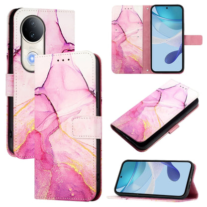 PT003 Marble Pattern Flip Leather Phone Case, For vivo Y29s 5G / Y04 4G, For vivo Y29 4G, For vivo V50, For vivo S20