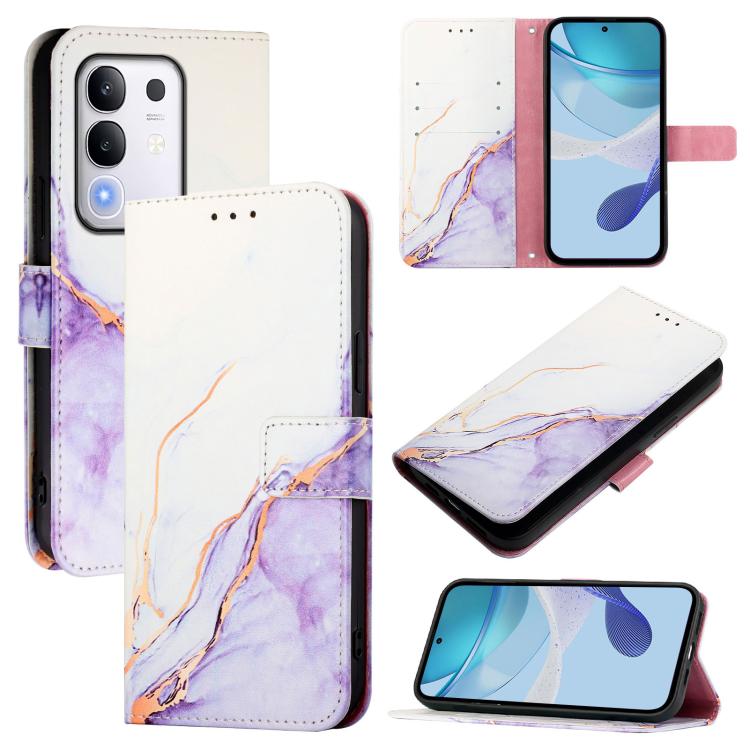 PT003 Marble Pattern Flip Leather Phone Case, For vivo Y29s 5G / Y04 4G, For vivo Y29 4G, For vivo V50, For vivo S20