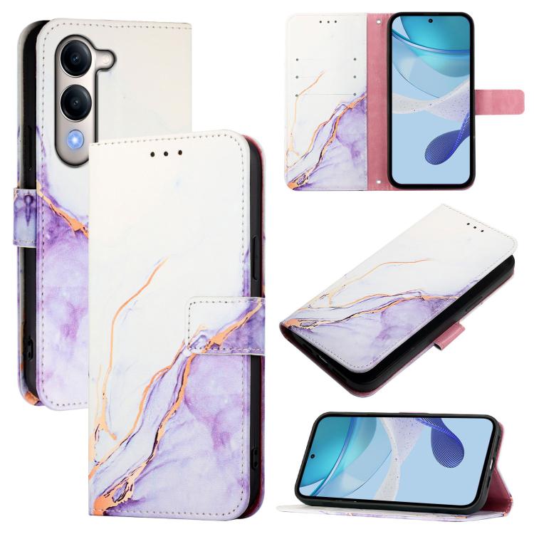 PT003 Marble Pattern Flip Leather Phone Case, For vivo Y29s 5G / Y04 4G, For vivo Y29 4G, For vivo V50, For vivo S20