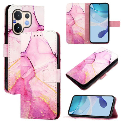 PT003 Marble Pattern Flip Leather Phone Case, For vivo V60 Lite 5G Global, For vivo Y400 5G, For vivo Y400 4G, For vivo V60 5G