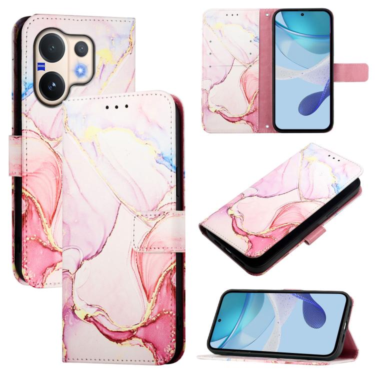 PT003 Marble Pattern Flip Leather Phone Case, For vivo V60 Lite 5G Global, For vivo Y400 5G, For vivo Y400 4G, For vivo V60 5G