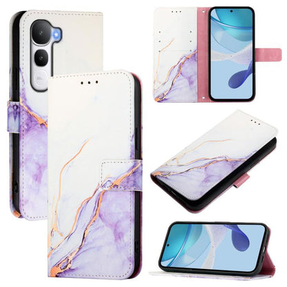 PT003 Marble Pattern Flip Leather Phone Case, For vivo V60 Lite 5G Global, For vivo Y400 5G, For vivo Y400 4G, For vivo V60 5G