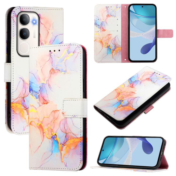 PT003 Marble Pattern Flip Leather Phone Case, For vivo Y70s, For vivo Y50 5G, For vivo Y30 4G Global, For vivo Y19 / U3 / Y5s / Z5i / U20