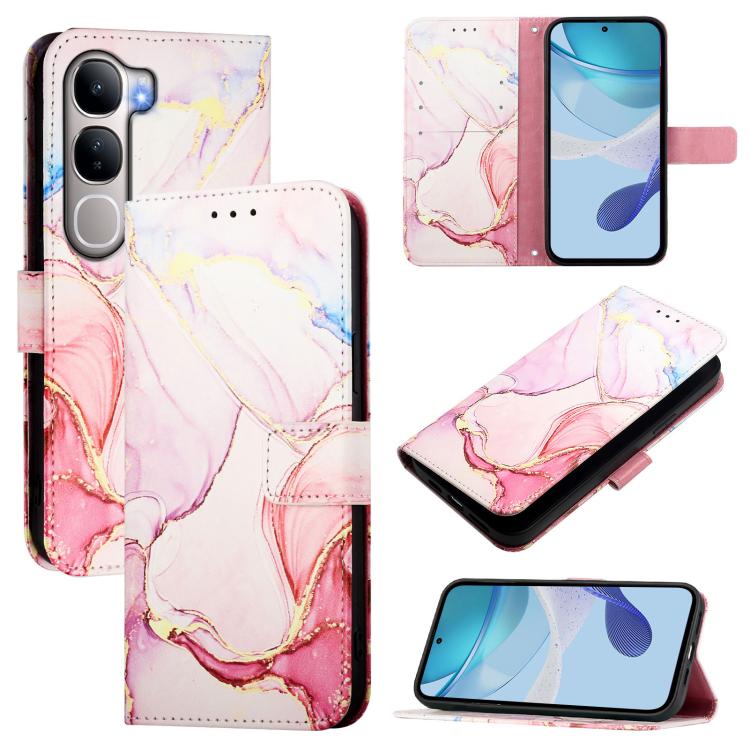 PT003 Marble Pattern Flip Leather Phone Case, For vivo X300 Ultra, For vivo X300 Pro, For vivo X300, For vivo Y31 5G Global