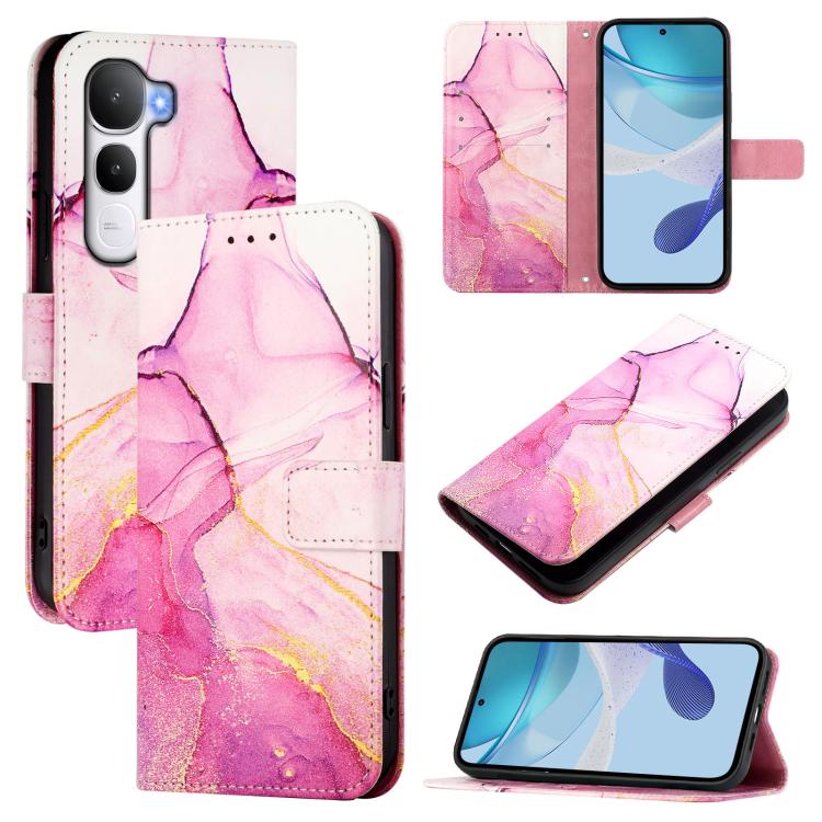 PT003 Marble Pattern Flip Leather Phone Case, For vivo V60 Lite 5G Global, For vivo Y400 5G, For vivo Y400 4G, For vivo V60 5G