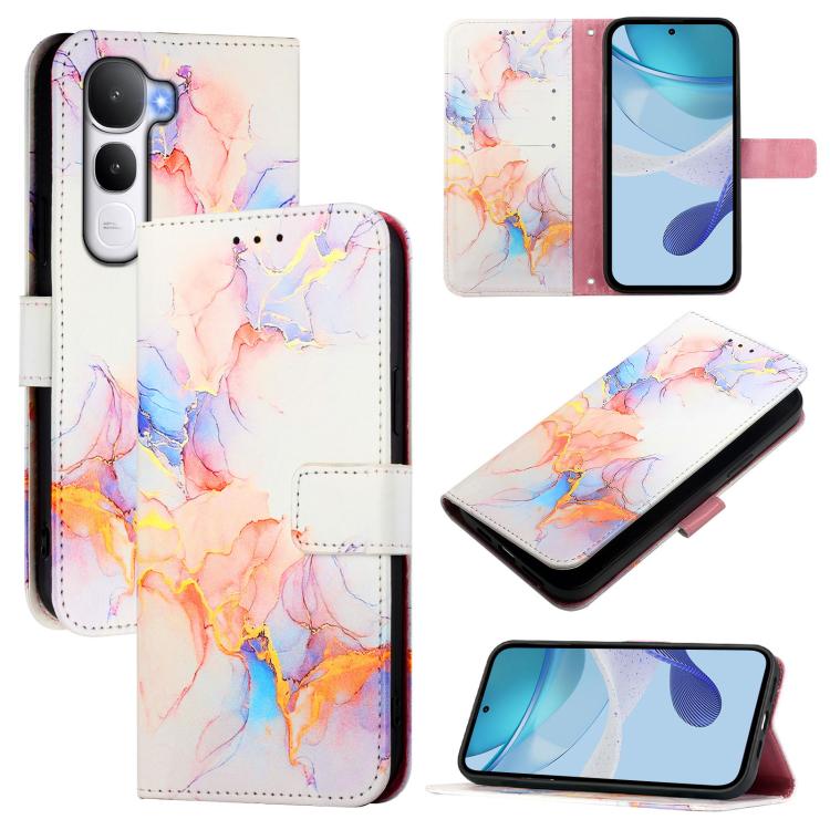 PT003 Marble Pattern Flip Leather Phone Case, For vivo V60 Lite 5G Global, For vivo Y400 5G, For vivo Y400 4G, For vivo V60 5G