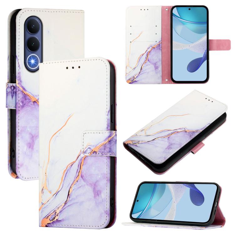 PT003 Marble Pattern Flip Leather Phone Case, For vivo X300 FE 5G Russia / Zeiss, For vivo X300s, For vivo Y21 5G 2026 / Y05 4G, For vivo V70 FE 5G