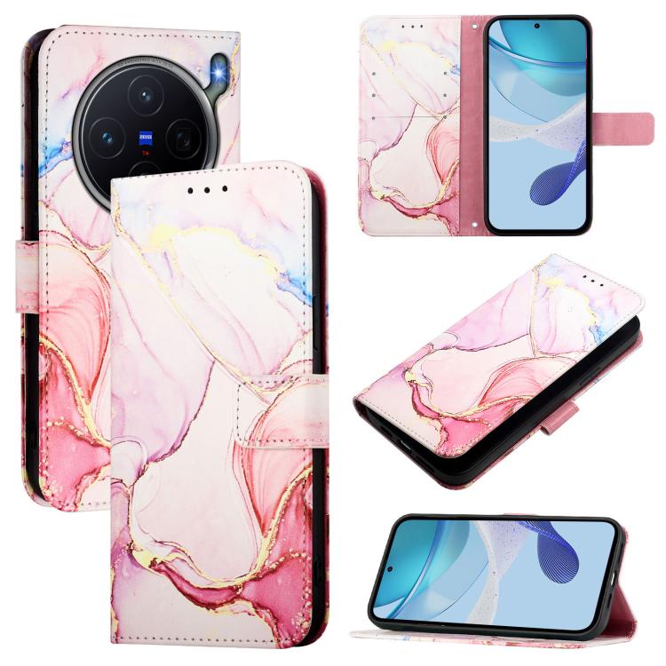 PT003 Marble Pattern Flip Leather Phone Case, For vivo X300 FE 5G Russia / Zeiss, For vivo X300s, For vivo Y21 5G 2026 / Y05 4G, For vivo V70 FE 5G