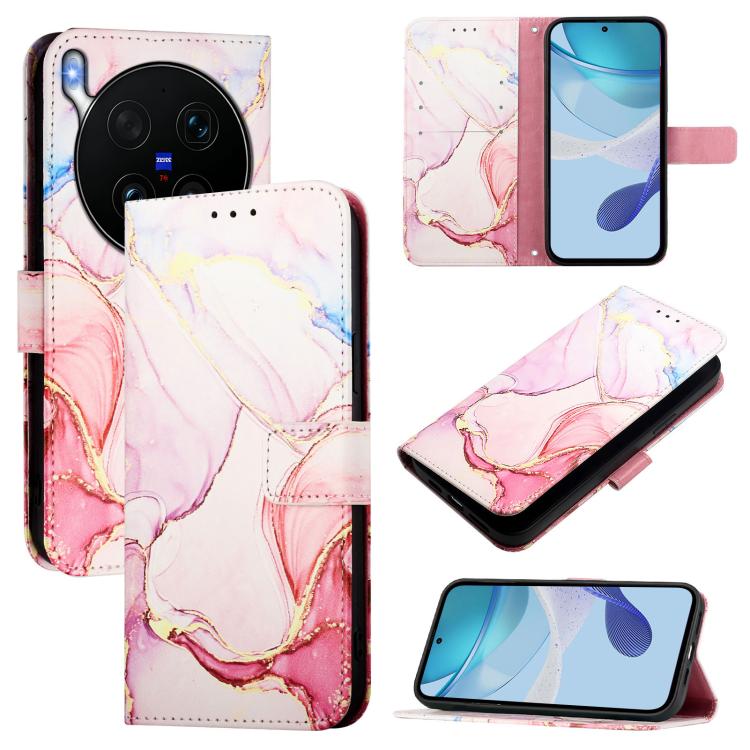 PT003 Marble Pattern Flip Leather Phone Case, For vivo X300 Ultra, For vivo X300 Pro, For vivo X300, For vivo Y31 5G Global