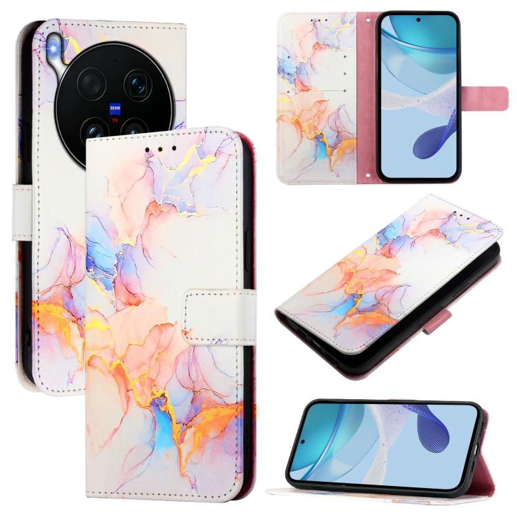PT003 Marble Pattern Flip Leather Phone Case, For vivo X300 Ultra, For vivo X300 Pro, For vivo X300, For vivo Y31 5G Global