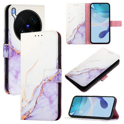 PT003 Marble Pattern Flip Leather Phone Case, For vivo X300 Ultra, For vivo X300 Pro, For vivo X300, For vivo Y31 5G Global