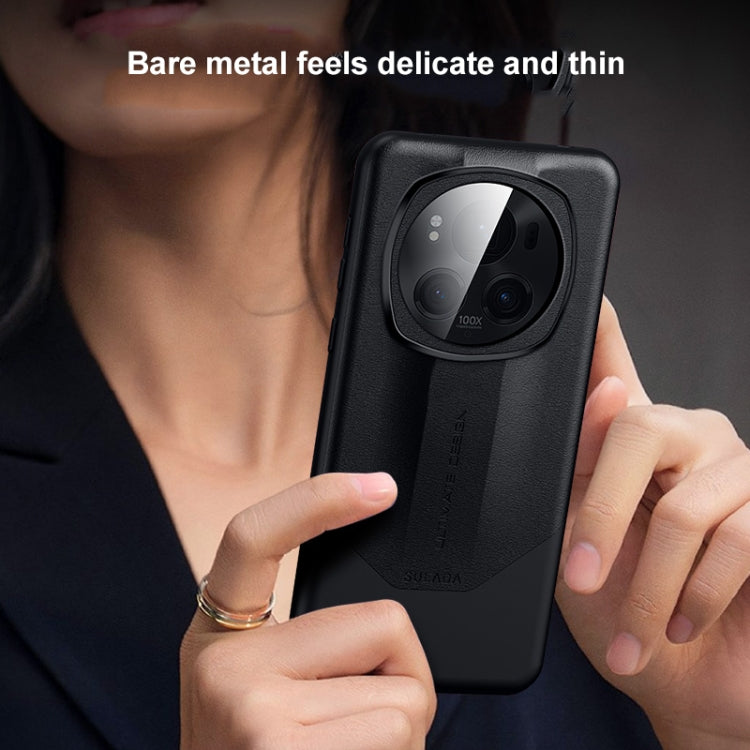 SULADA Splicing Plain Leather PC Shockproof Phone Case, For Honor Magic6 Pro, For Honor Magic6 engsul6143 Honor Honor Cases Mobile Accessories SULADA - SULADA - Mobile Lens - Mobile Camera Lens - Cellphone Accessories - Phone Lens - Smartphone Lens