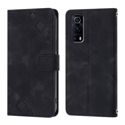 Skin Feel Embossed Leather Phone Case, For vivo Y72 5G / iQOO Z3 / Y52 5G, For vivo Y35 4G Global / Y22s 4G Global, For vivo Y55 5G Global / Y55s 5G / Y75 5G, For vivo Y33s 4G Global / Y21 / Y21s / Y21t