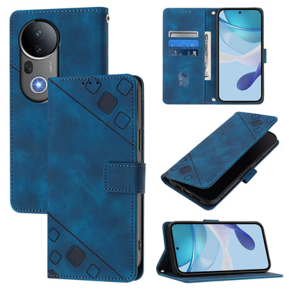 Skin Feel Embossed Leather Phone Case, For vivo S20 Pro 5G, For vivo Y300 5G, For vivo S19 Pro, For vivo S19
