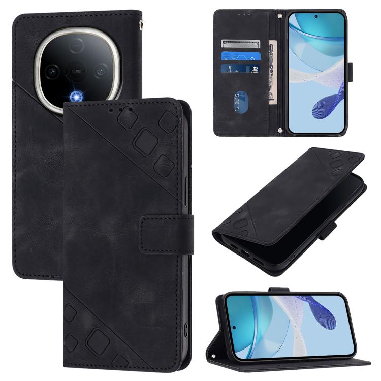 Skin Feel Embossed Leather Phone Case, For vivo S20 Pro 5G, For vivo Y300 5G, For vivo S19 Pro, For vivo S19