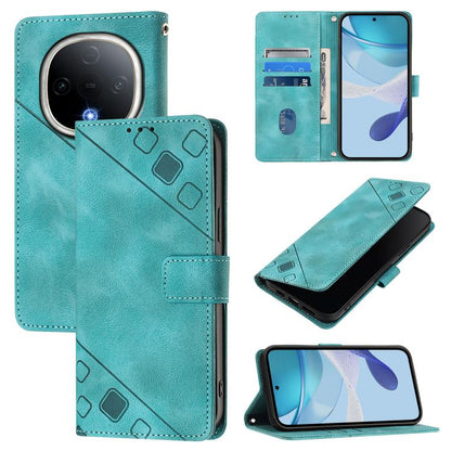 Skin Feel Embossed Leather Phone Case, For vivo S20 Pro 5G, For vivo Y300 5G, For vivo S19 Pro, For vivo S19