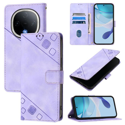 Skin Feel Embossed Leather Phone Case, For vivo S20 Pro 5G, For vivo Y300 5G, For vivo S19 Pro, For vivo S19