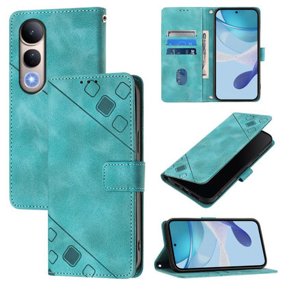 Skin Feel Embossed Leather Phone Case, For vivo S30 Pro mini, For vivo S30, For vivo Y39 5G Global, For vivo V50 Lite 5G
