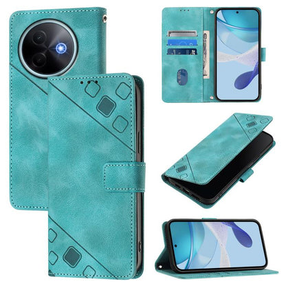 Skin Feel Embossed Leather Phone Case, For vivo S30 Pro mini, For vivo S30, For vivo Y39 5G Global, For vivo V50 Lite 5G