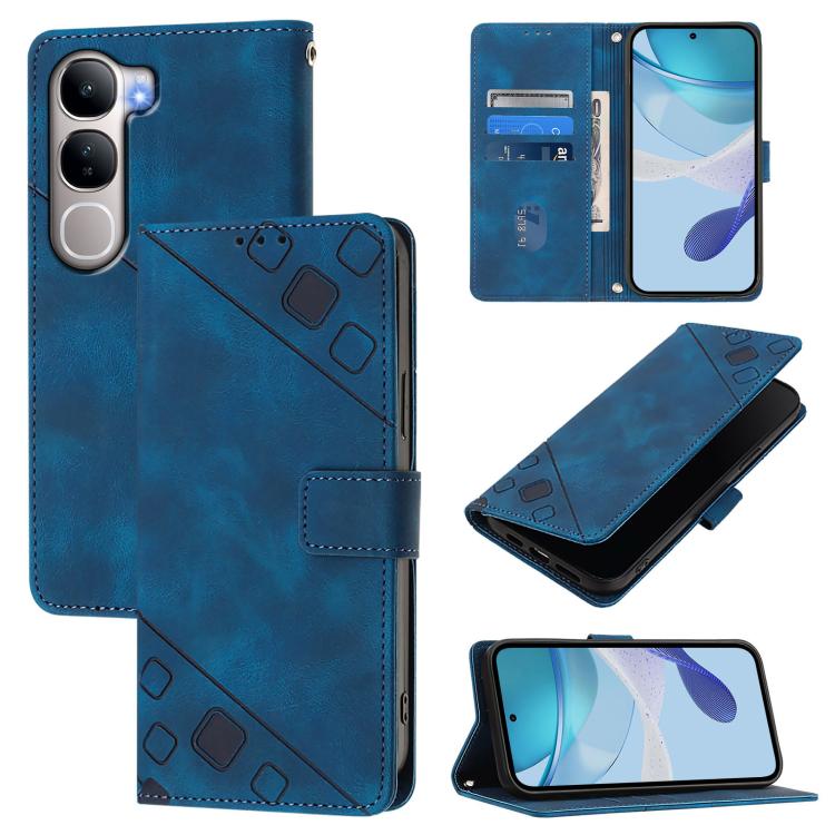 Skin Feel Embossed Leather Phone Case, For vivo X300 Ultra 5G, For vivo X300 Pro, For vivo X300, For vivo Y31 5G Global