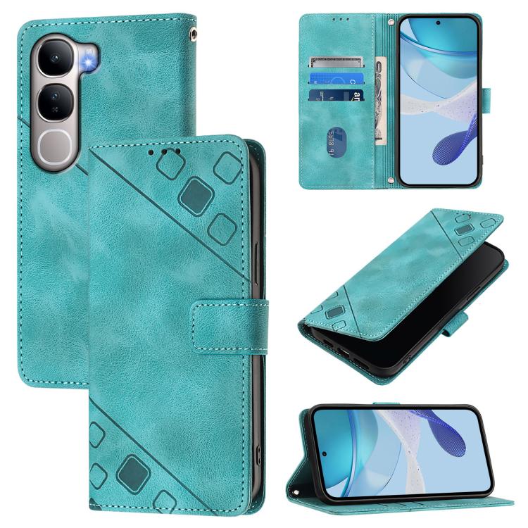 Skin Feel Embossed Leather Phone Case, For vivo X300 Ultra 5G, For vivo X300 Pro, For vivo X300, For vivo Y31 5G Global