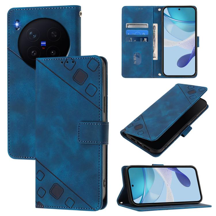 Skin Feel Embossed Leather Phone Case, For vivo X300 Ultra 5G, For vivo X300 Pro, For vivo X300, For vivo Y31 5G Global