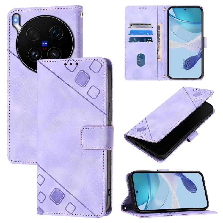 Skin Feel Embossed Leather Phone Case, For vivo X300 Ultra 5G, For vivo X300 Pro, For vivo X300, For vivo Y31 5G Global
