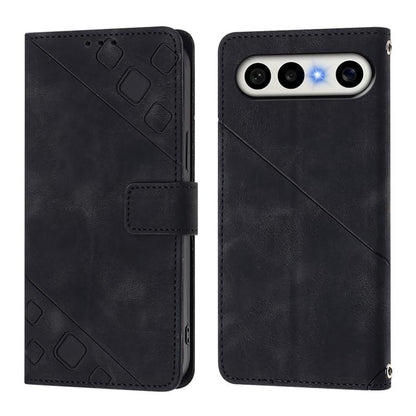 Skin Feel Embossed Leather Phone Case, For vivo X300 FE 5G Russia / 5G Zeiss, For vivo X300s 5G, For vivo V70 FE 5G, For vivo Y21 5G 2026 Global / Y05 4G