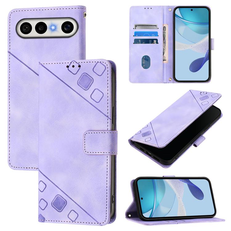 Skin Feel Embossed Leather Phone Case, For vivo X300 FE 5G Russia / 5G Zeiss, For vivo X300s 5G, For vivo V70 FE 5G, For vivo Y21 5G 2026 Global / Y05 4G