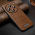 SULADA Shockproof TPU + Handmade Leather Phone Case, For vivo X200, For vivo X200 Pro, For vivo X100s Pro / X100 Pro, For vivo X100s OnePlus & OPPO Accessories - SULADA - Mobile Lens - Mobile Camera Lens - Cellphone Accessories - Phone Lens - Smartphone Lens