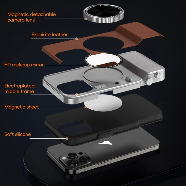 3D Retro Bluetooth Camera Magsafe Mirror Phone Case, For iPhone 11 Pro Max, For iPhone 11 Apple Accessories eng3d-4627 More iPhone Cases - APEXEL INDIA - Mobile Lens - Mobile Camera Lens - Cellphone Accessories - Phone Lens - Smartphone Lens