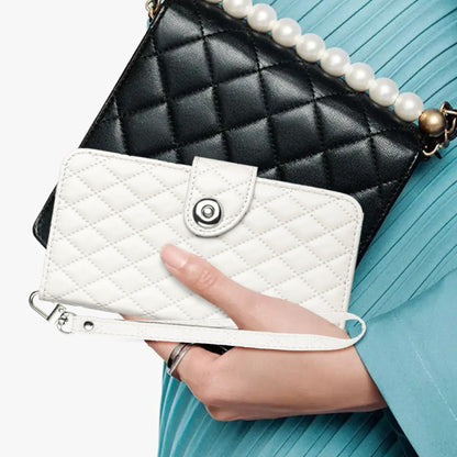 Rhombic Texture Flip Leather Phone Case with Lanyard, For vivo V27e / T2, For vivo Y72 5G / iQOO Z3 / Y52 5G, For vivo Y35 4G / Y22s / Y22, For vivo Y77 / Y77e