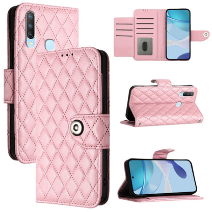 Rhombic Texture Flip Leather Phone Case with Lanyard, For vivo Y17 / Y15 / Y12 / Y11 2019, For vivo Y27 4G Global