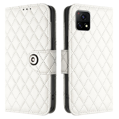 Rhombic Texture Flip Leather Phone Case with Lanyard, For vivo Y31s 5G / Y72 5G India, For vivo Y70s, For vivo Y30 4G Global, For vivo Y19 / U3 / Y5s / Z5i / U20