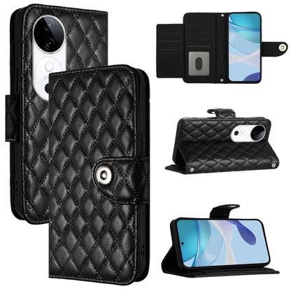 Rhombic Texture Flip Leather Phone Case with Lanyard, For vivo S20 Pro 5G, For vivo Y300 5G, For vivo S19 Pro, For vivo S19