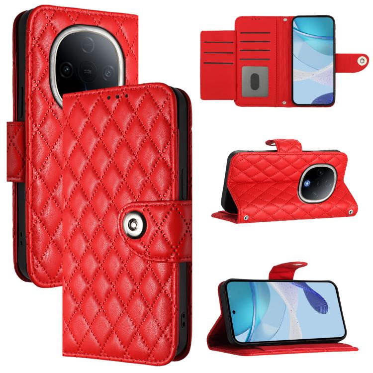 Rhombic Texture Flip Leather Phone Case with Lanyard, For vivo S20 Pro 5G, For vivo Y300 5G, For vivo S19 Pro, For vivo S19