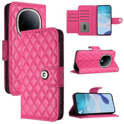 Rhombic Texture Flip Leather Phone Case with Lanyard, For vivo S20 Pro 5G, For vivo Y300 5G, For vivo S19 Pro, For vivo S19