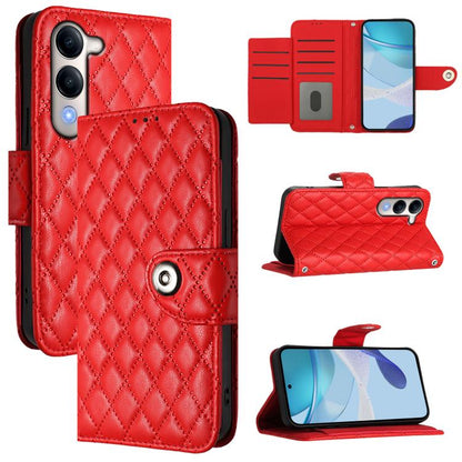 Rhombic Texture Flip Leather Phone Case with Lanyard, For vivo Y29S 5G / Y04 4G Global, For vivo Y29 4G Global, For vivo V50 5G Global, For vivo S20 5G