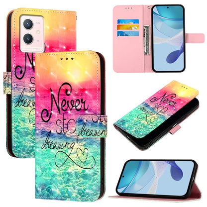 3D Painting Horizontal Flip Leather Phone Case, For vivo Y77 5G Global, For vivo S10e 5G / V23e 4G / 5G / Y75 4G, For vivo Y33s 4G Global / Y21 / Y21s / Y21t