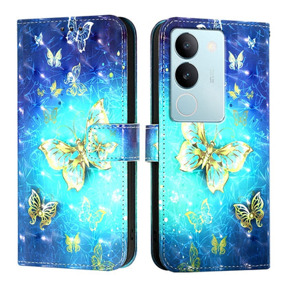 3D Painting Horizontal Flip Leather Phone Case, For vivo V29 5G Global / V29 Pro, For vivo Y17s 4G Global / 5G India, For vivo Y02 / Y02A / Y02t / Y11 2023