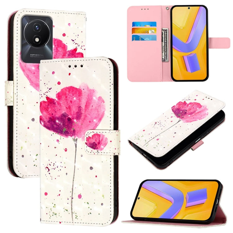 3D Painting Horizontal Flip Leather Phone Case, For vivo V29 5G Global / V29 Pro, For vivo Y17s 4G Global / 5G India, For vivo Y02 / Y02A / Y02t / Y11 2023