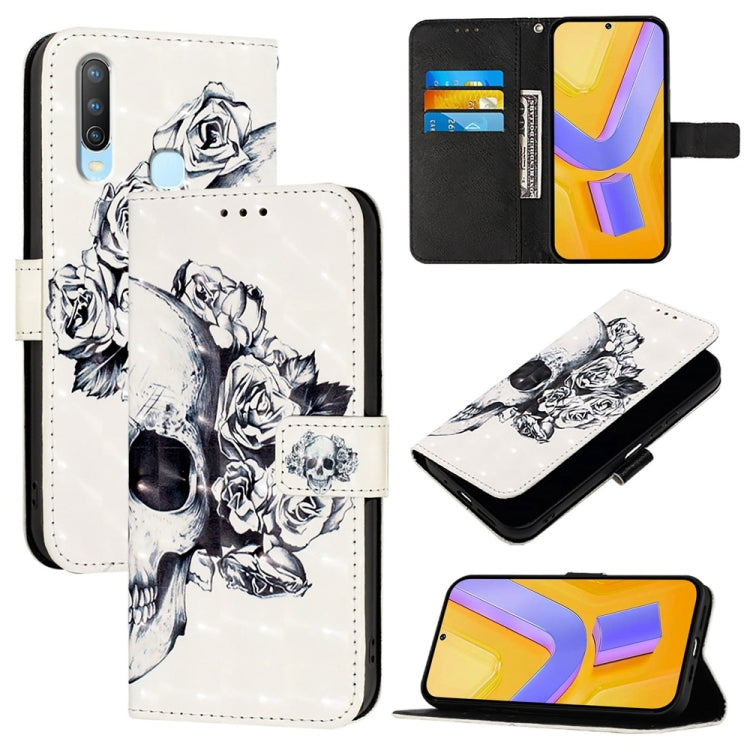 3D Painting Horizontal Flip Leather Phone Case, For vivo Y19 / U3 / Y5s / Z5i / U20, For vivo Y17 / Y15 / Y12 / Y11, For vivo Y27 4G Global